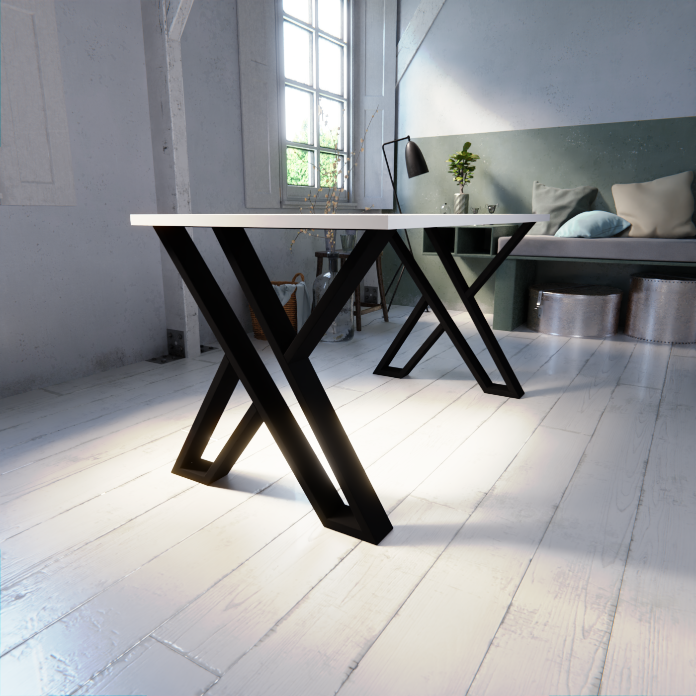 pokoj biały jadalnia